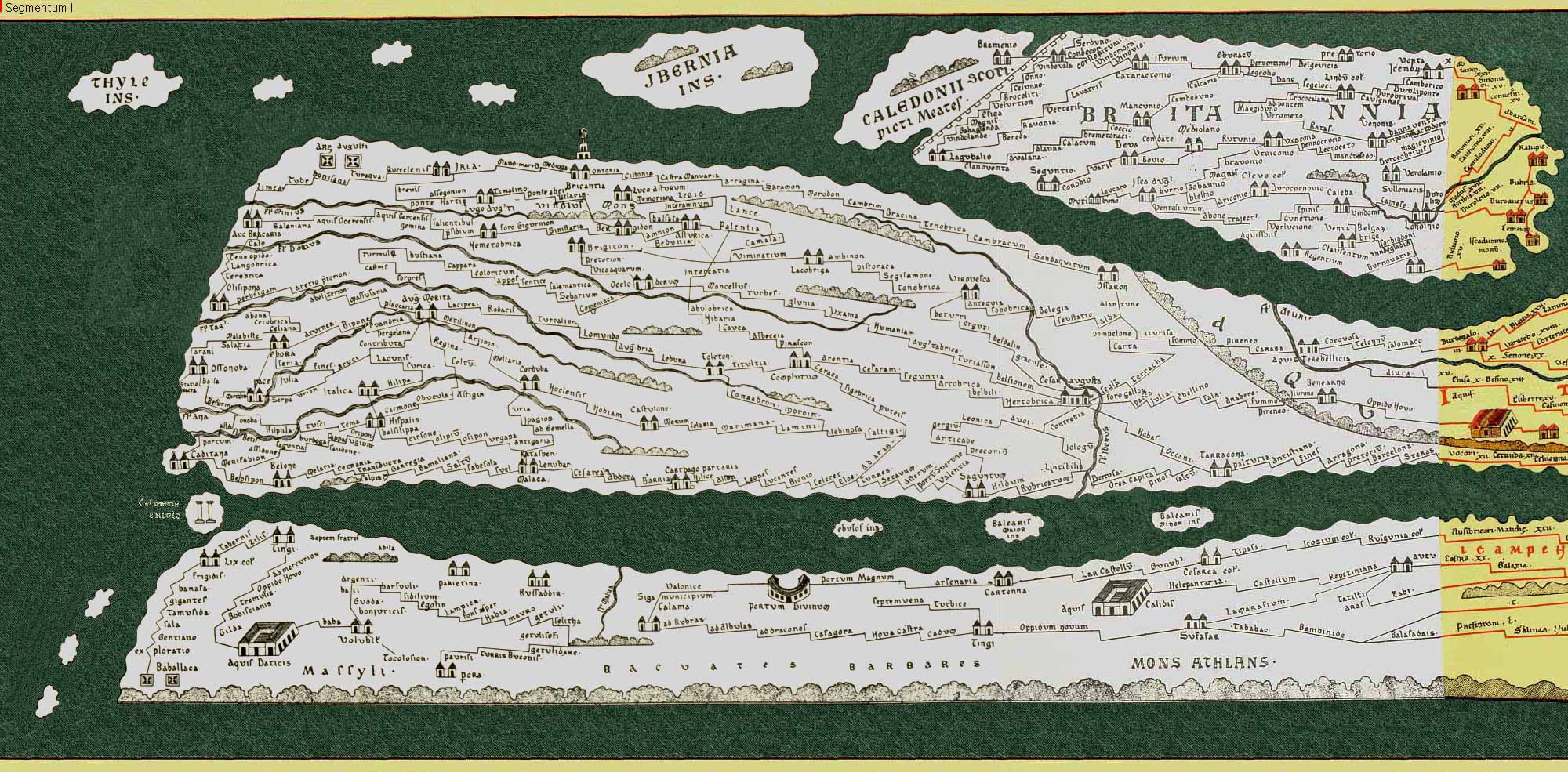 Peutinger map, Part 1 of 14