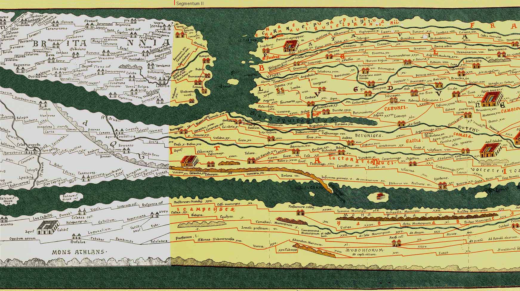 Peutinger map, Part 2 of 14