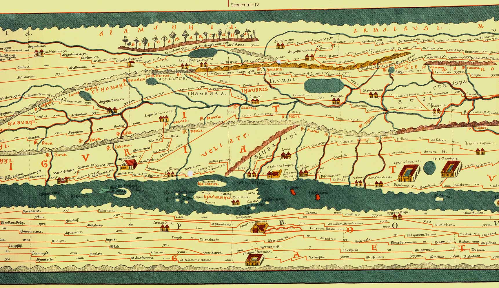 Peutinger map, Part 4 of 14