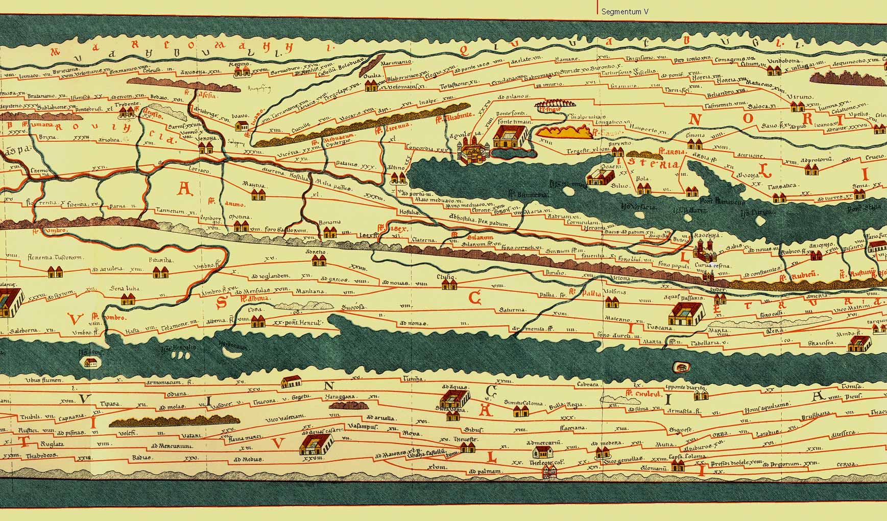 Peutinger map, Part 5 of 14