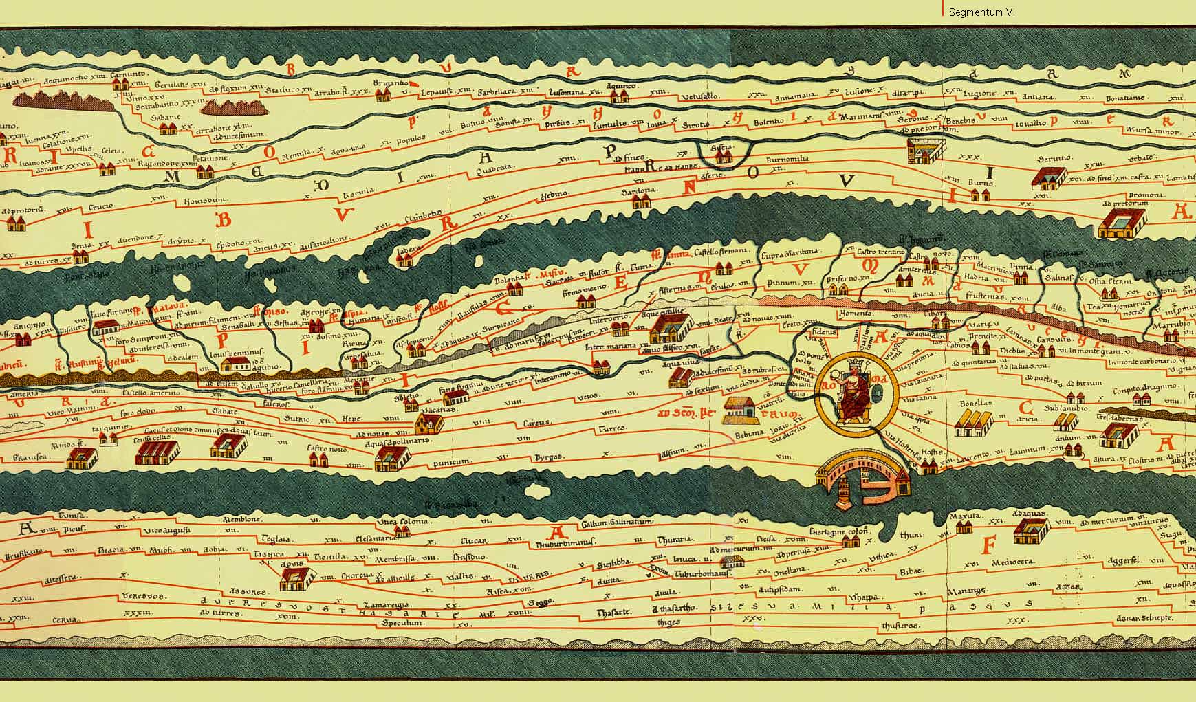 Peutinger map, Part 6 of 14