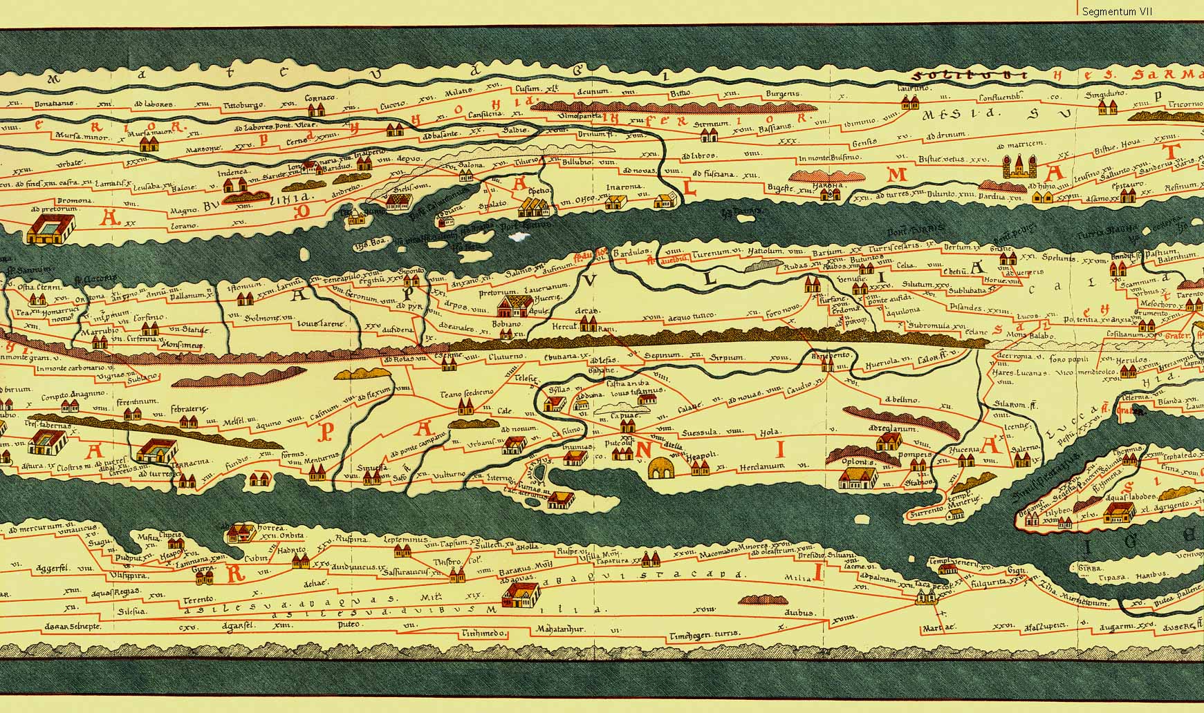 Peutinger map, Part 7 of 14