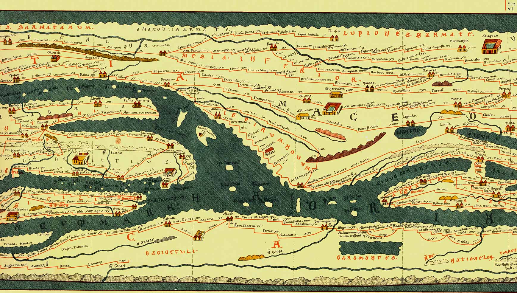 Peutinger map, Part 8 of 14
