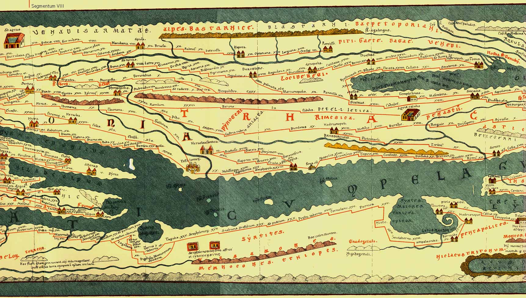 Peutinger map, Part 9 of 14