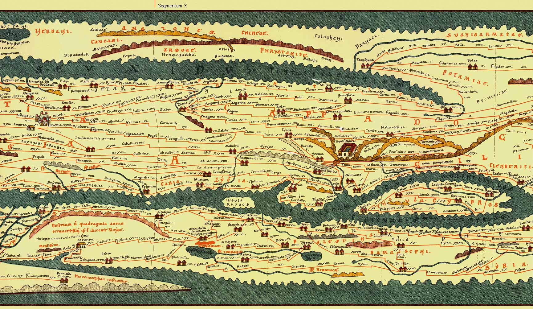 Peutinger map, Part 11 of 14